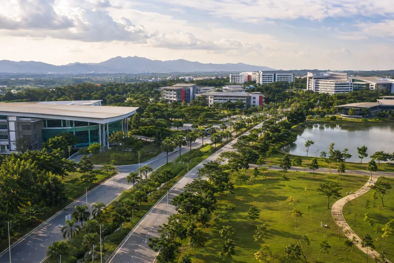 Promotional city visual representing Bangi, Selangor.