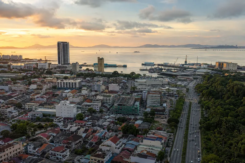 Promotional city visual representing Butterworth, Penang.