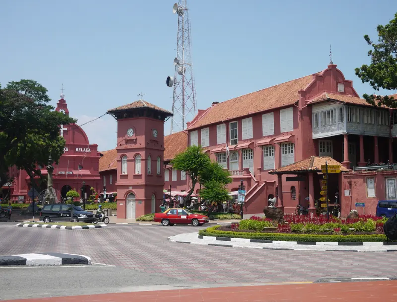 Dutch Square and the Stadthuys in Melaka