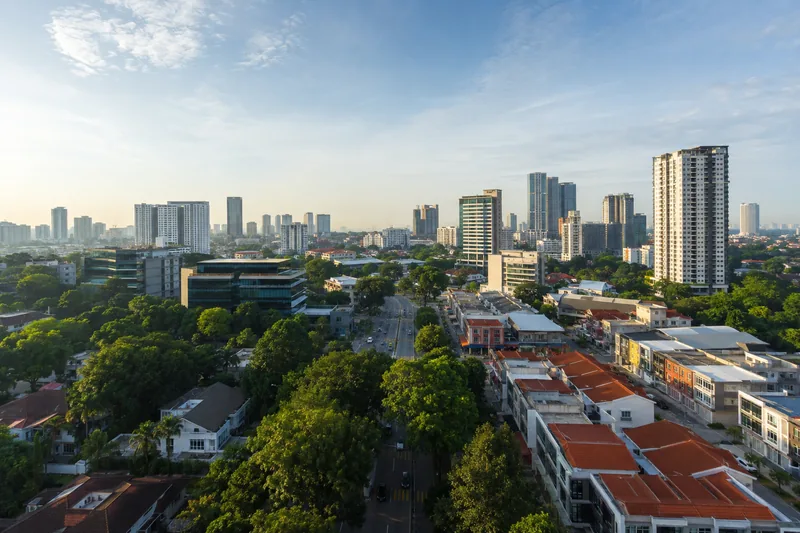 Promotional city visual representing Klang, Selangor.