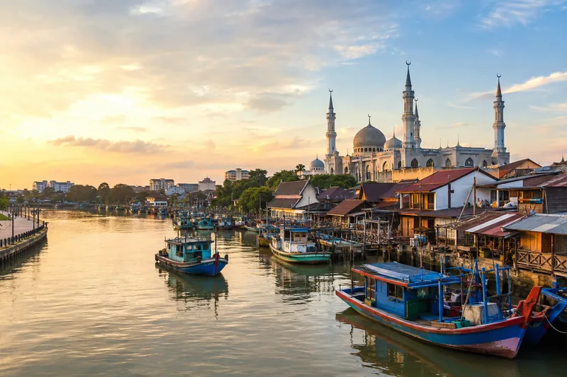 Promotional city visual representing Kuala Terengganu, Terengganu.