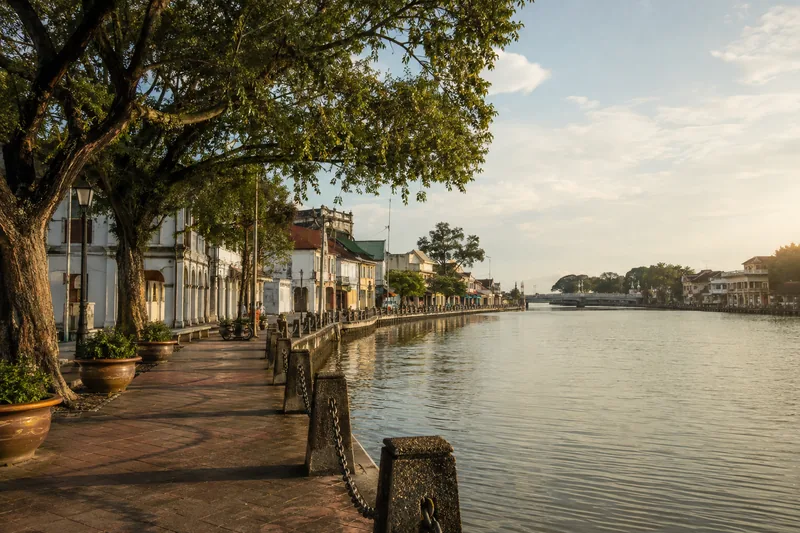 Promotional city visual representing Muar, Johor.