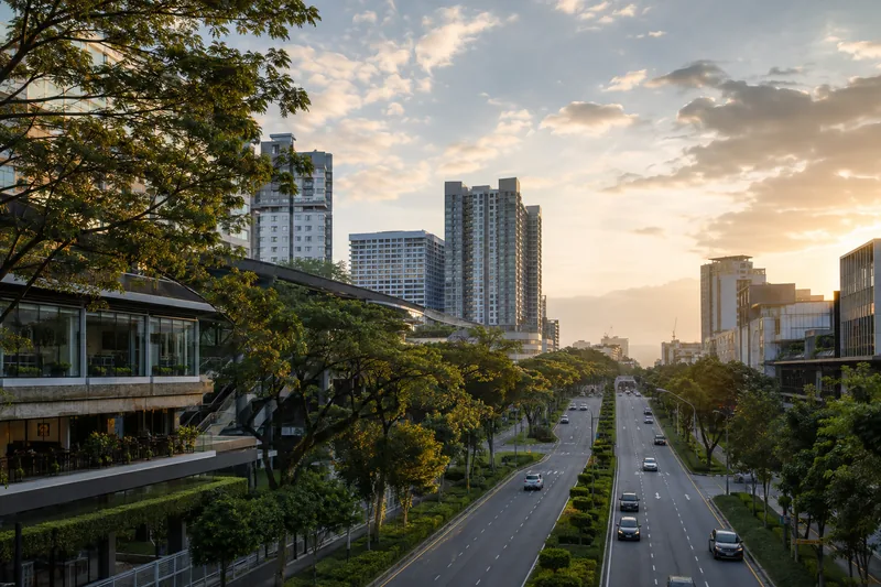 Promotional city visual representing Petaling Jaya, Selangor.