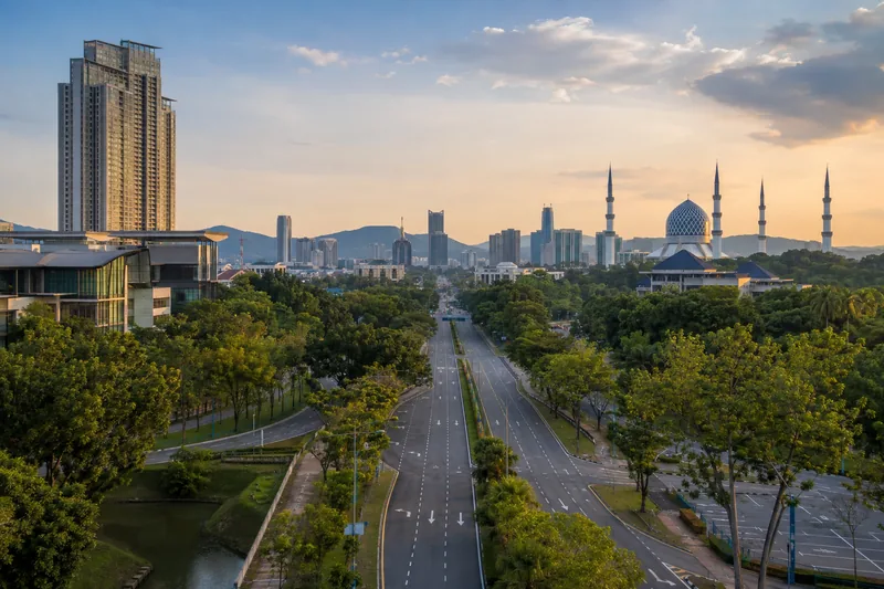 Promotional city visual representing Shah Alam, Selangor.