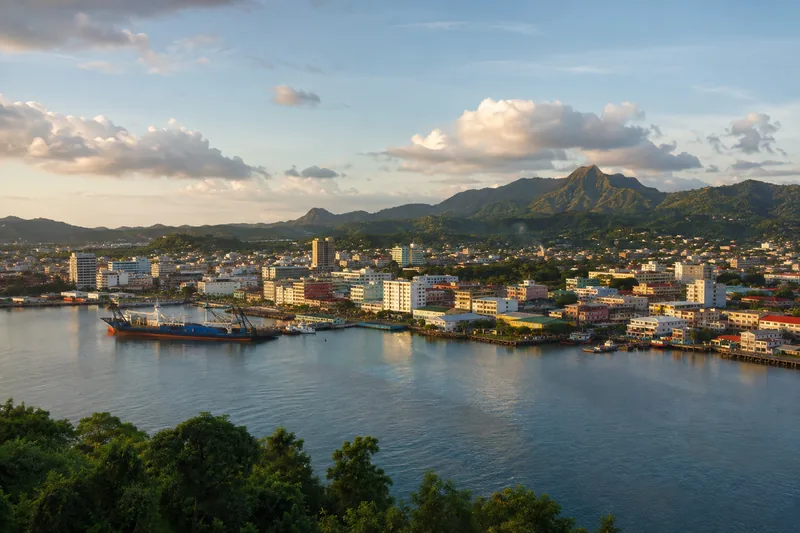 Promotional city visual representing Tawau, Sabah.