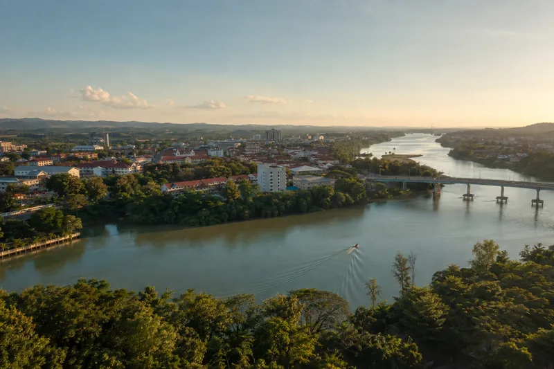 Promotional city visual representing Temerloh, Pahang.